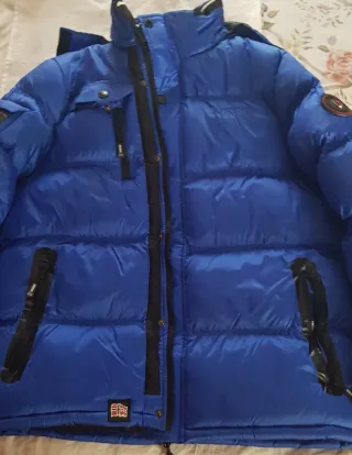Abrigo acolchado NORWAY azul