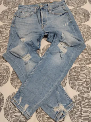 Lote 4 Vaqueros Zara Mango LeftiesTalla 40