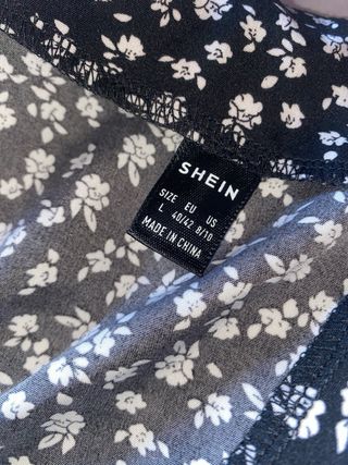 Falda floral mujer talla L