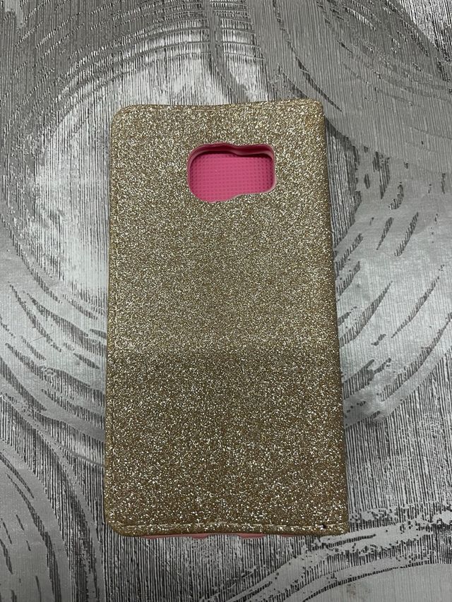 Cover Glitter Oro Samsung S7 Edge
