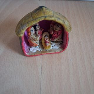 Belén miniatura artesanía andina