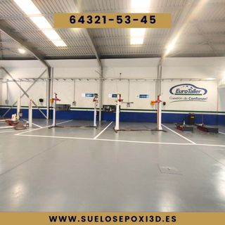 SUELOS RESINA EPOXI - TALLER GARAJE PARKING