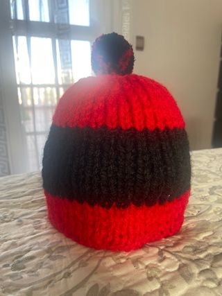 Gorro de lana hecho a mano