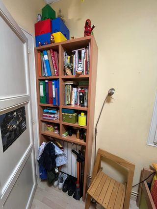 Habitación juvenil con litera, armario y accesorio