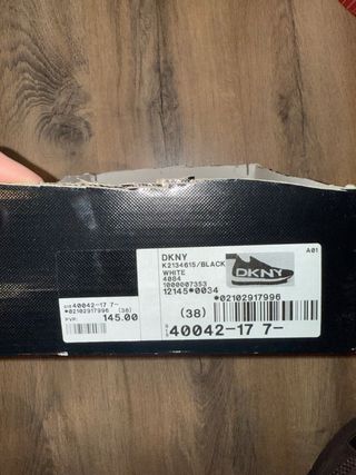 Zapatillas DKNY Mujer Negras y Blancas