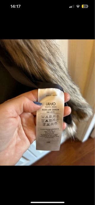 Liu Jo Smanicato Pelliccia Sintetica Marrone