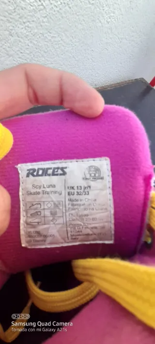 Patin Soy Luna Rosas Talla 32/33