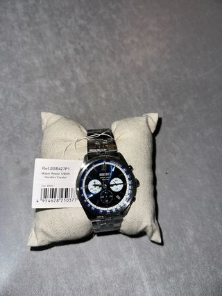 Reloj Seiko Cronógrafo Analógico Hombre Azul