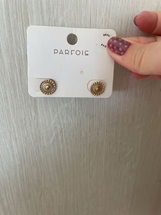 Pendientes dorados Parfois