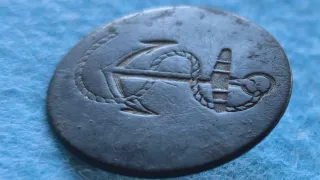 Botón Inglés Marina 30mm Guerra Independencia