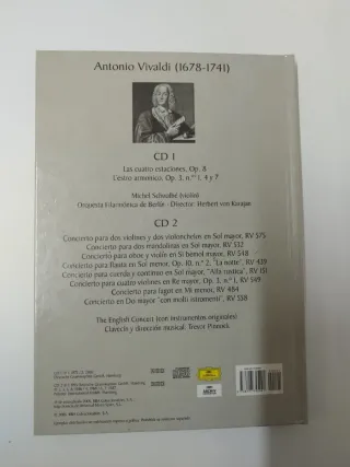 Vivaldi: Las Cuatro Estaciones 2 CD + libro