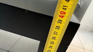 Mesa de centro madera negra