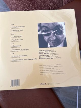 Doble Vinilo LP Tete Montoliu en el San Juan.