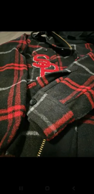 UOMO Converse Giacca Camicia Flanella Cappuccio