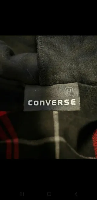 UOMO Converse Giacca Camicia Flanella Cappuccio