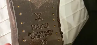 Botines Hakei Marrones Mujer Talla 38
