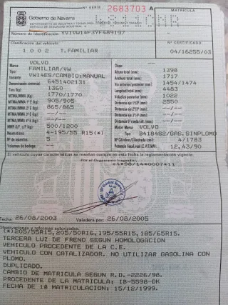 Volvo V40 año 1999