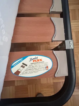 Somier Body Flex 150x200cm + Colchón Látex