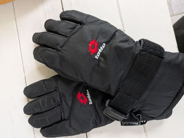 Guanti sci Lotto neri taglia S/M