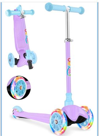 Patinete 3 Ruedas Niña/Niño Morado