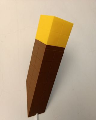 Lámpara de pared Minecraft