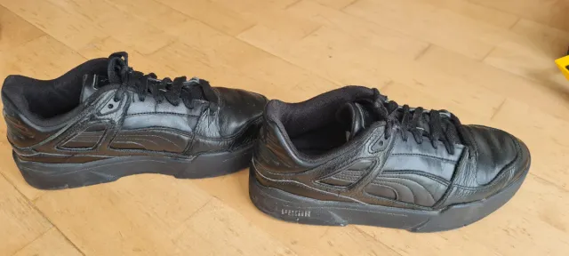 Zapatillas Puma piel negras