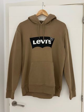 Sudadera Levi's Beige con Capucha