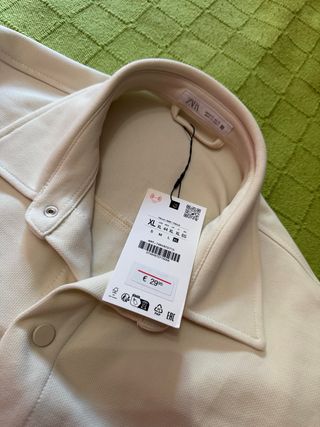Chaqueta Zara Beige Talla XL