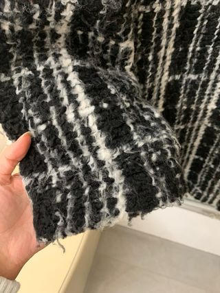 Cappotto a quadri lana vergine