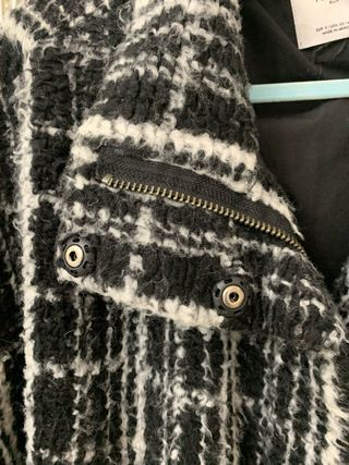 Cappotto a quadri lana vergine