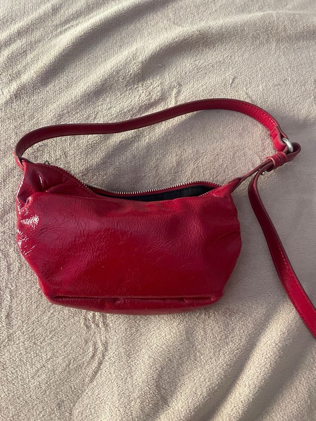 Bolso rojo charol