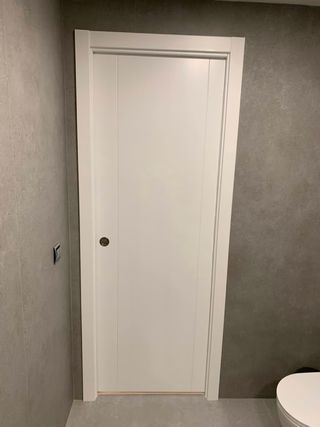 Puertas lacadas en blanco