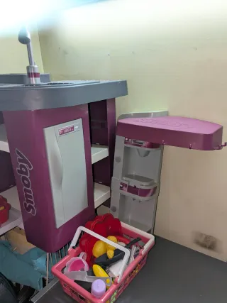 Cocinita Smoby Morada Juguete