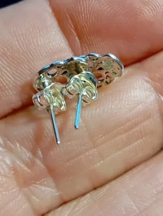 Pendientes Plata Ley Calavera