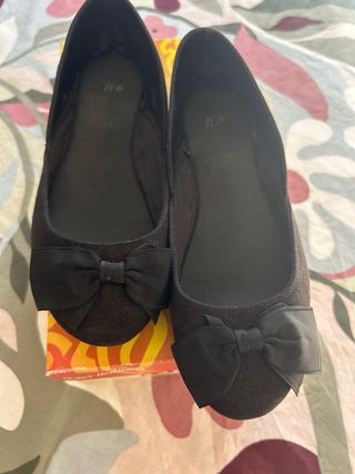 Ballerine nere H&M con fiocco