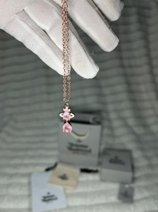 Vivienne Westwood Ismene Colgante Rosa Oro