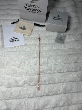 Vivienne Westwood Ismene Colgante Rosa Oro