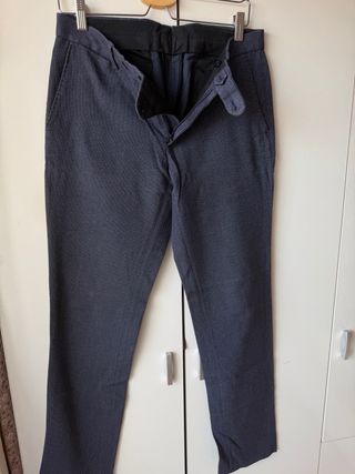 Pantalón chino Massimo Dutti azul hombre