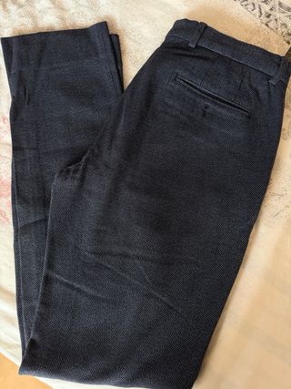 Pantalón chino Massimo Dutti azul hombre
