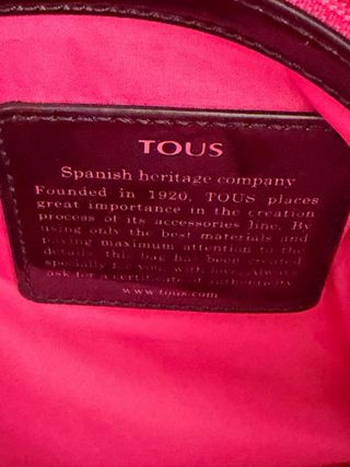 Bolso Tous Charol Negro - Original