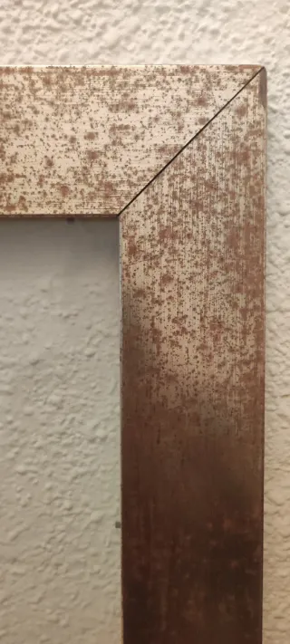 Marco de madera + cristal para laminas 118x88 cm