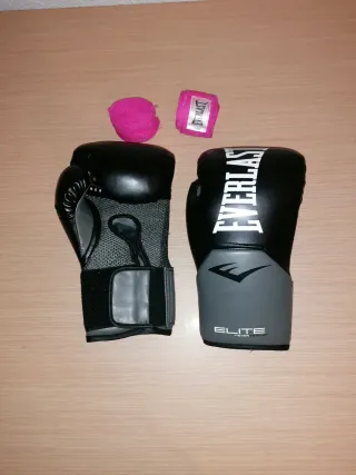 Guantes de Boxeo Everlast Elite + Vendas