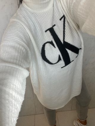 Jersey Calvin Klein Blanco XS