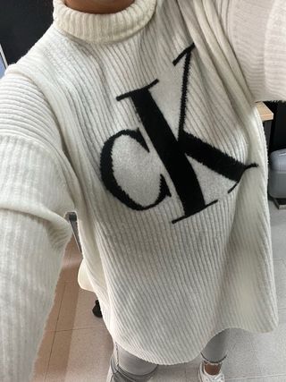Jersey Calvin Klein Blanco XS