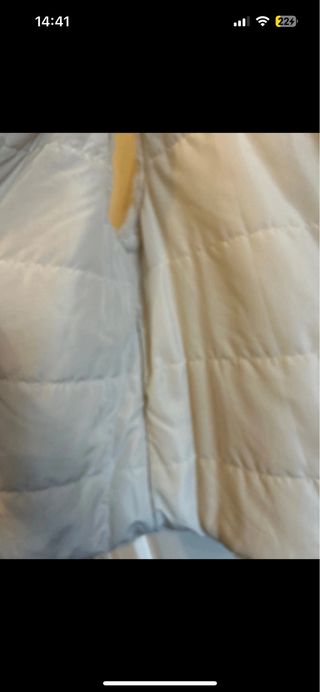 Gilet in pelliccia sintetica Zara panna