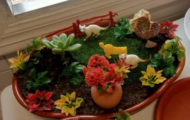 Mini Jardín Decorativo