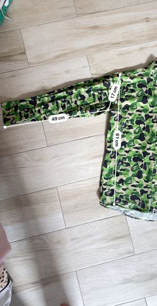 Camisa A Bathing Ape Camuflaje Verde