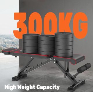 Banco de pesas ajustable y plegable (sin estrenar)