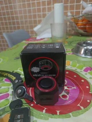 Alarma para bici o patinete eléctrico, recargable.