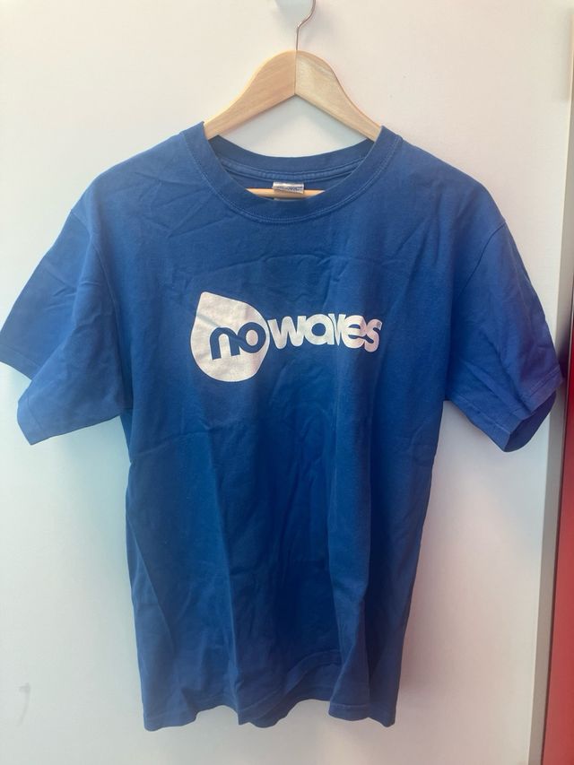 Camiseta surf No Waves azul